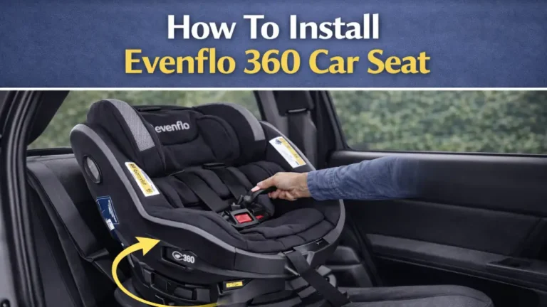 How To Instal Evenflo 360 Car Seat