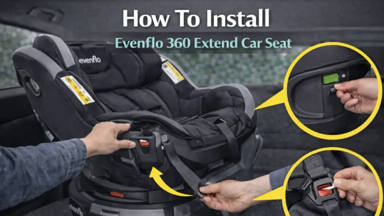 How To Install Evenflo 360 Extend Car Seat