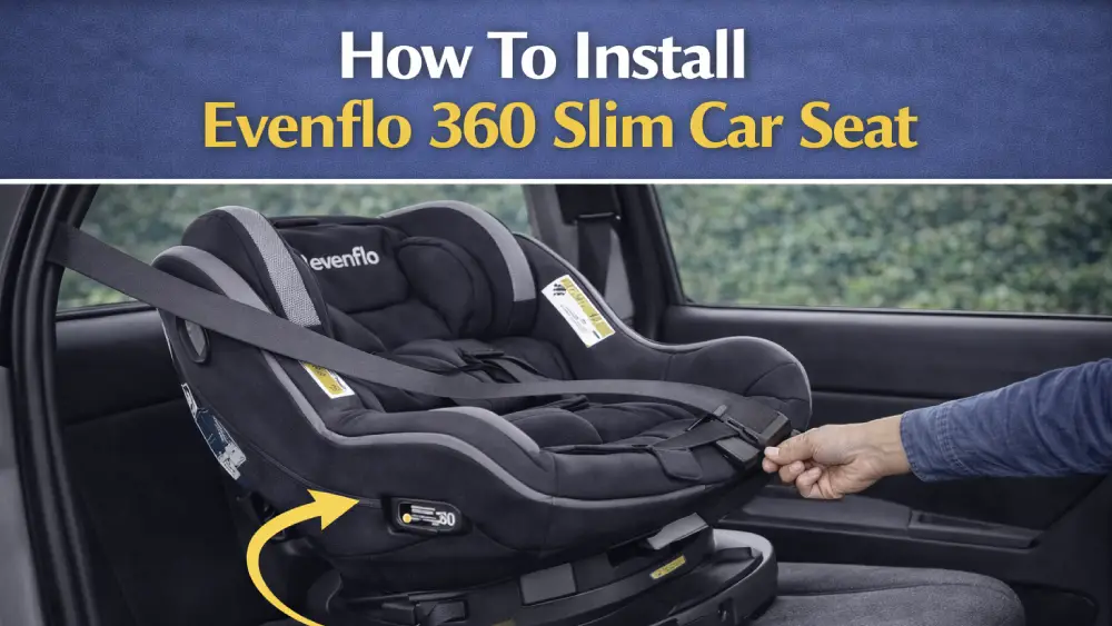 How To Install Evenflo 360 Slim Car Seat