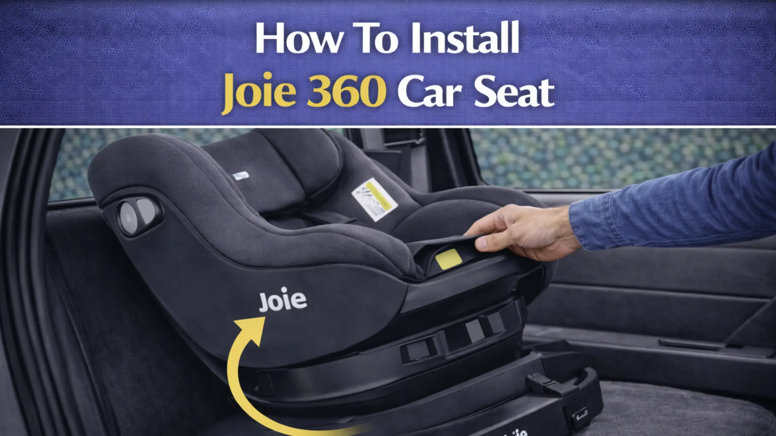 How To Install Joie Car Seat 360
