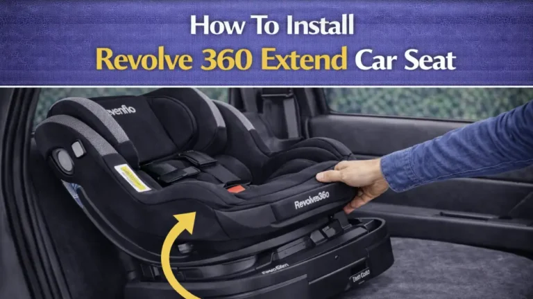 How To Install Revolve 360 Extend Car Seat