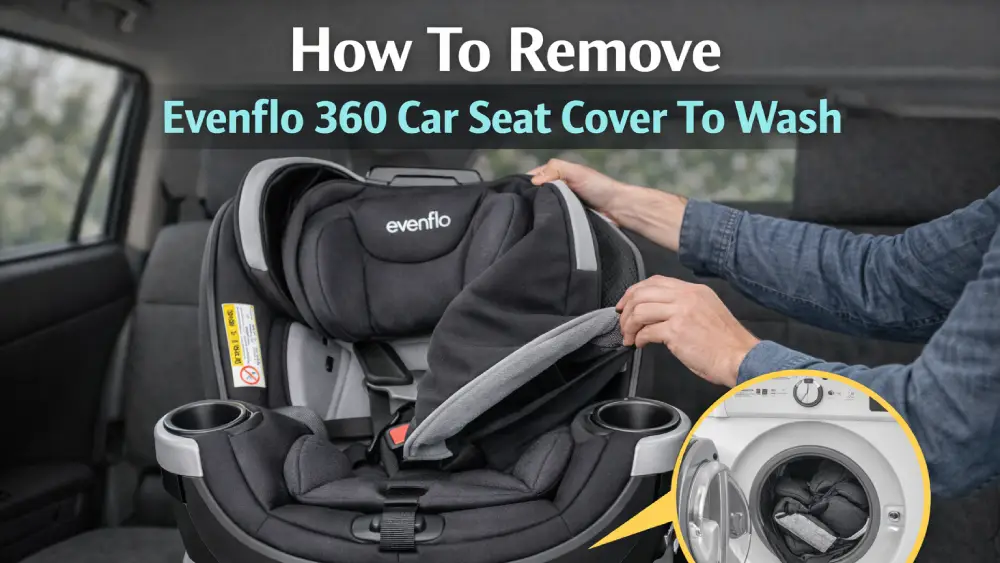 How To Remove Evenflo 360 Car Seat Cover To Wash