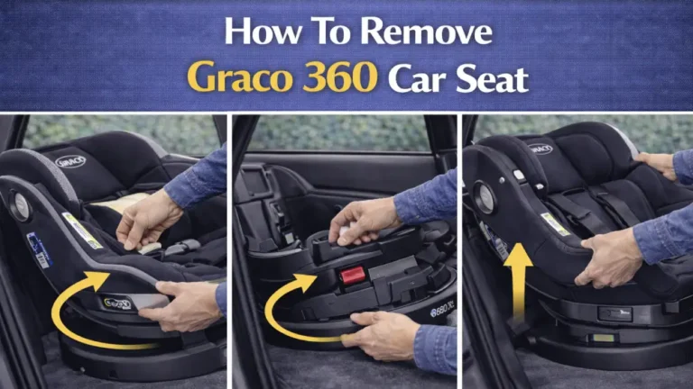 How To Remove Graco 360 Car Seat