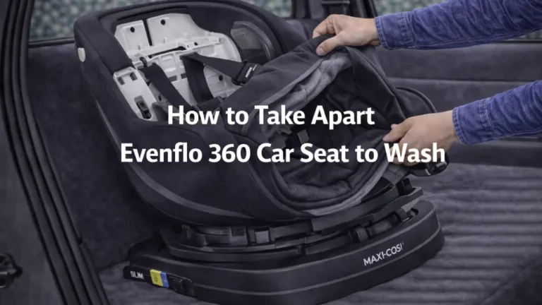 How To Take Apart Evenflo 360 Car Seat to Wash
