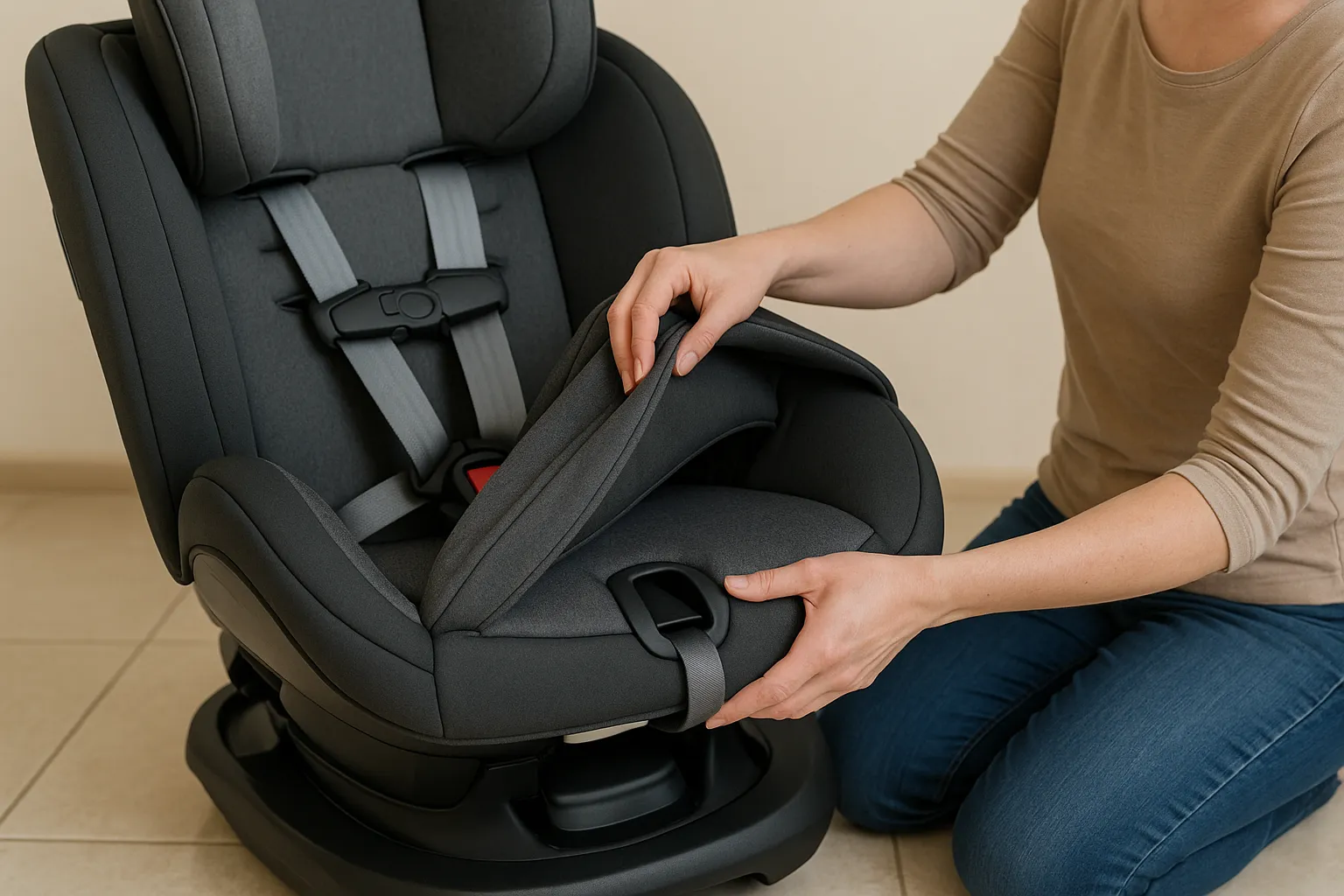 How to Remove the Seat Cover from the Evenflo 360