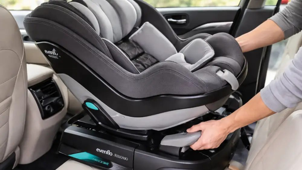 How to Detach Evenflo 360 Car Seat From Base
