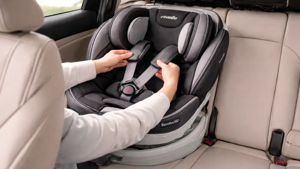 How to Loosen Straps on a Revolve 360 Car Seat