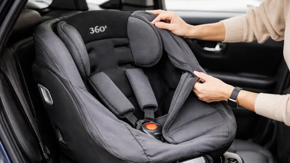 How to Put Joie 360 Car Seat Cover Back On