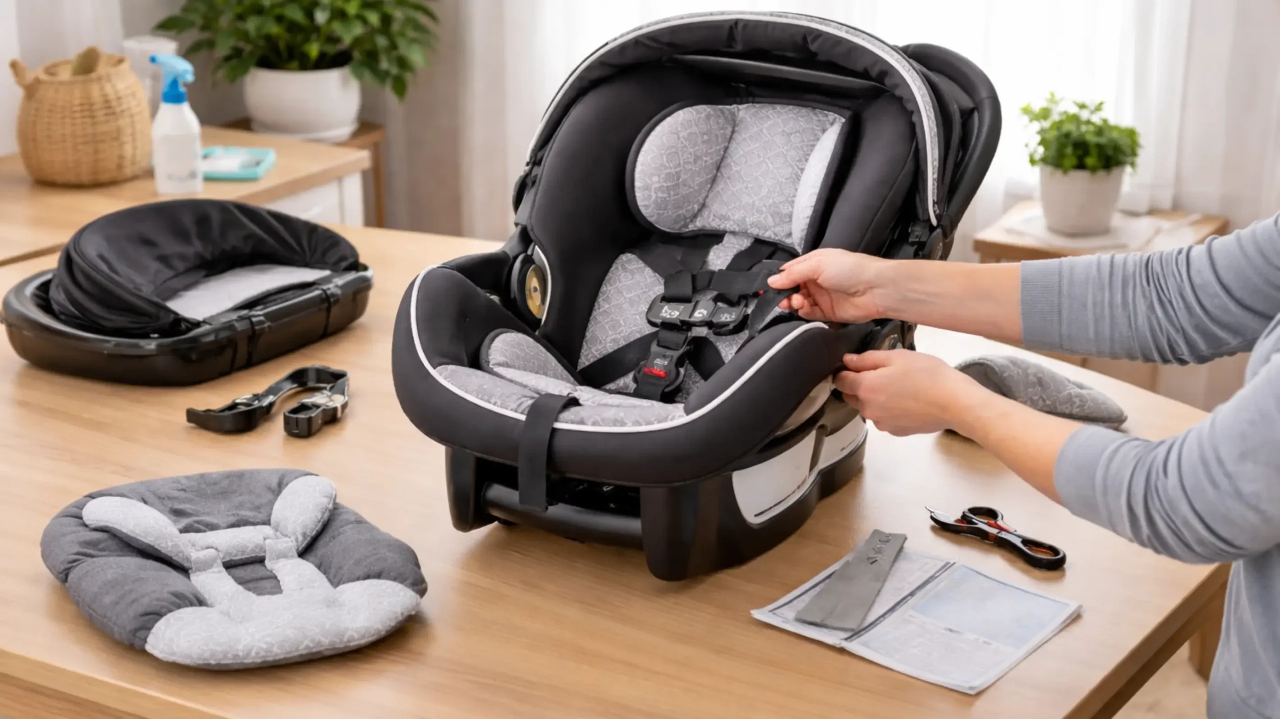 How to Put a Graco Infant Car Seat Back Together