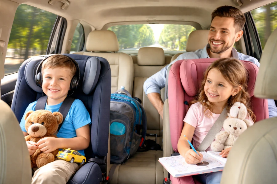 best ways to keep kids calm during car rides