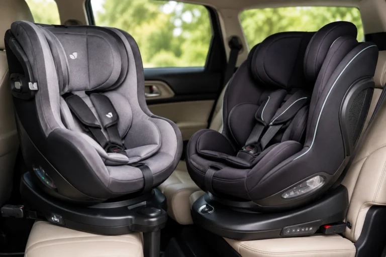 Joie Spin 360 vs Evenflo Revolve 1