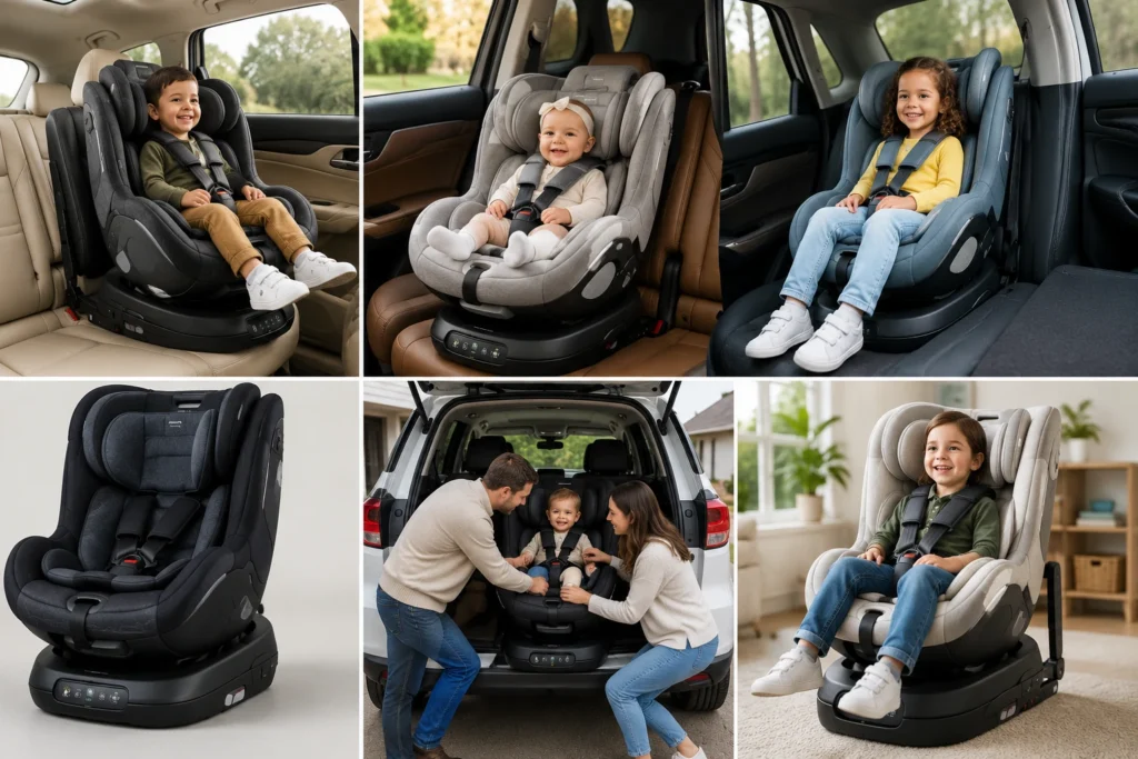 best rotating car seat comparison 3