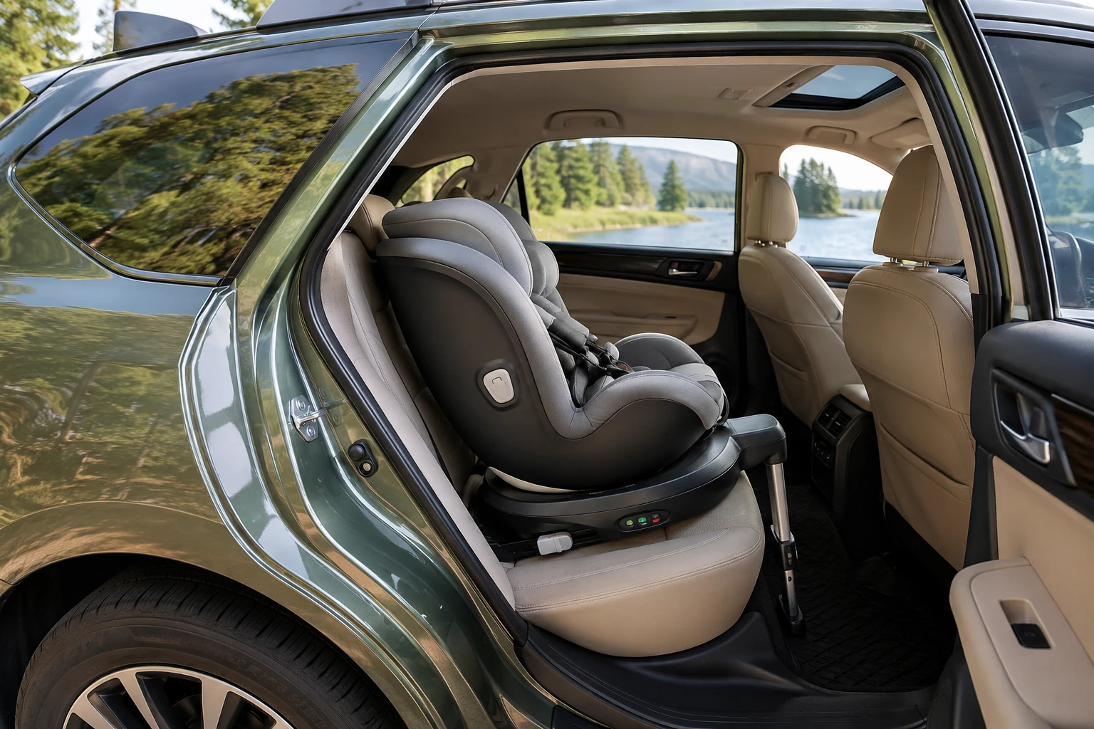 best rotating car seat for subaru outback 1