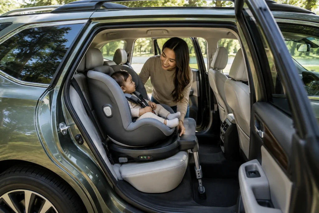 best rotating car seat for subaru outback 3