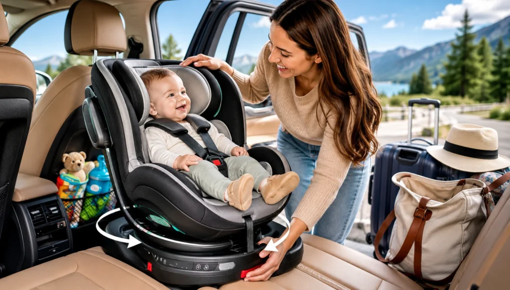 best rotating car seat for travel 2