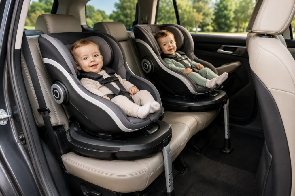 best rotating car seat for twins 2