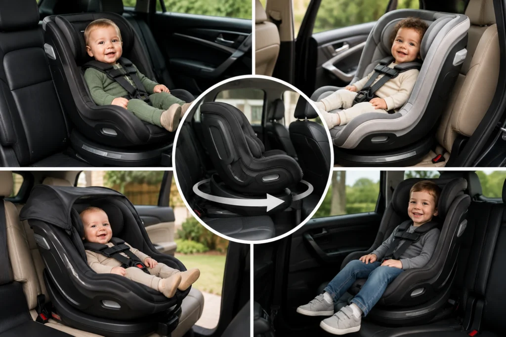 best rotating car seat under 400 3