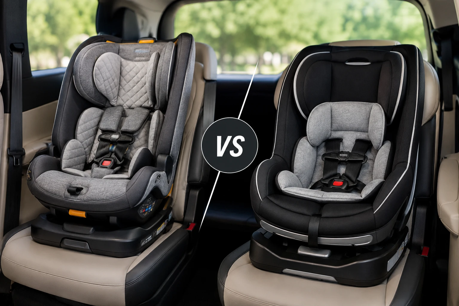 chicco fit360 vs evenflo revolve 1