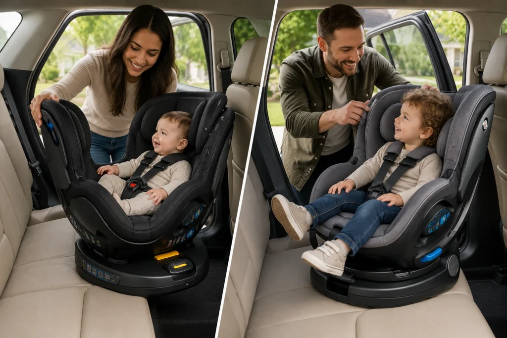 chicco fit360 vs graco turn2me 3