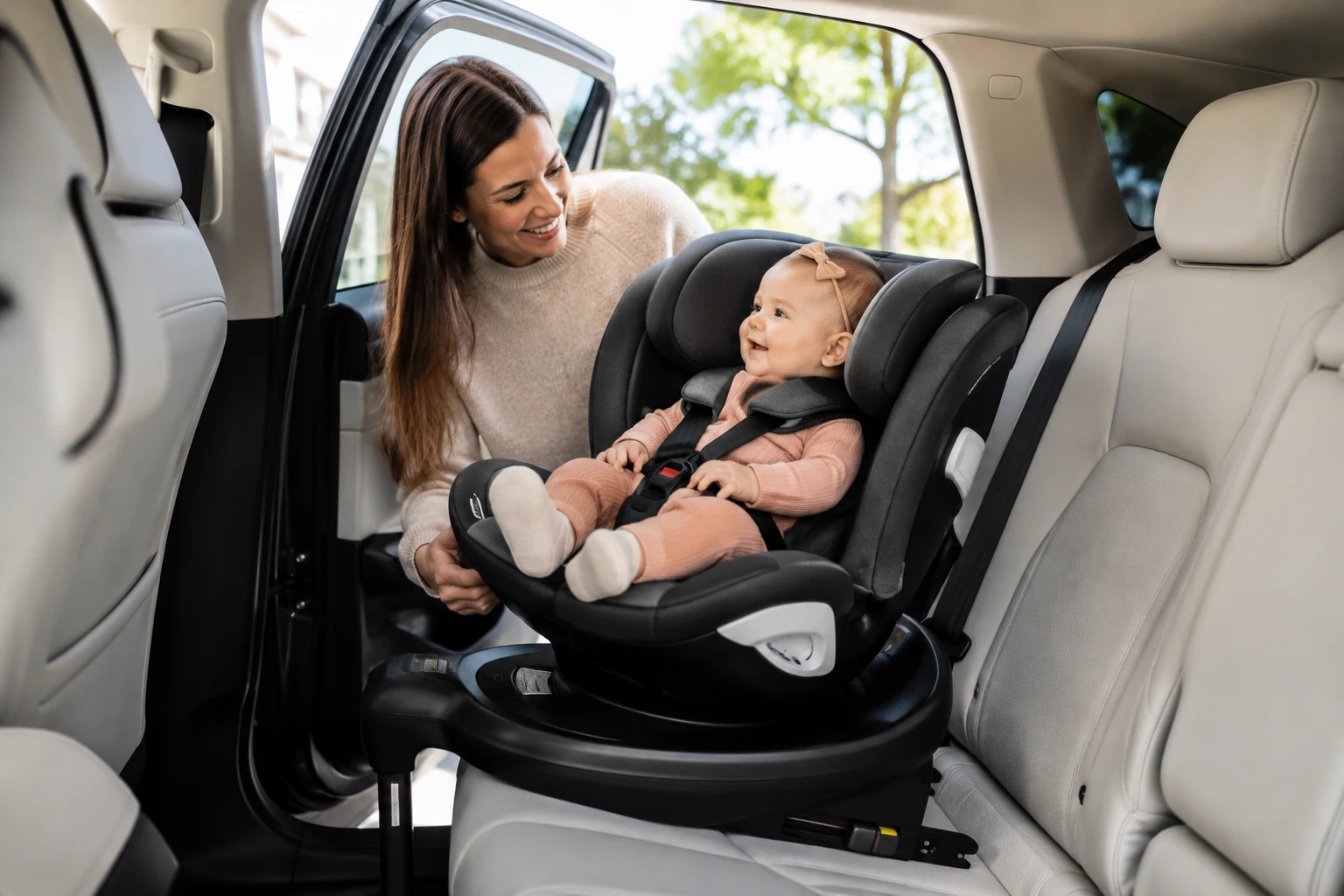easiest rotating car seat to install 1