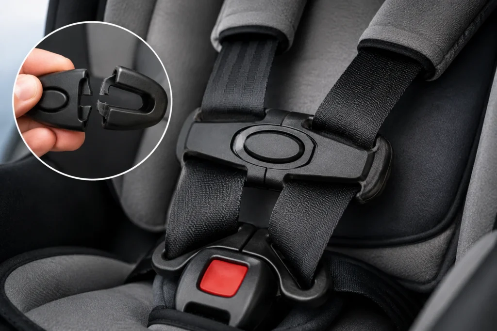 evenflo revolve 360 chest clip problem 2