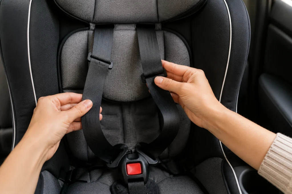 evenflo revolve 360 harness twisted 3