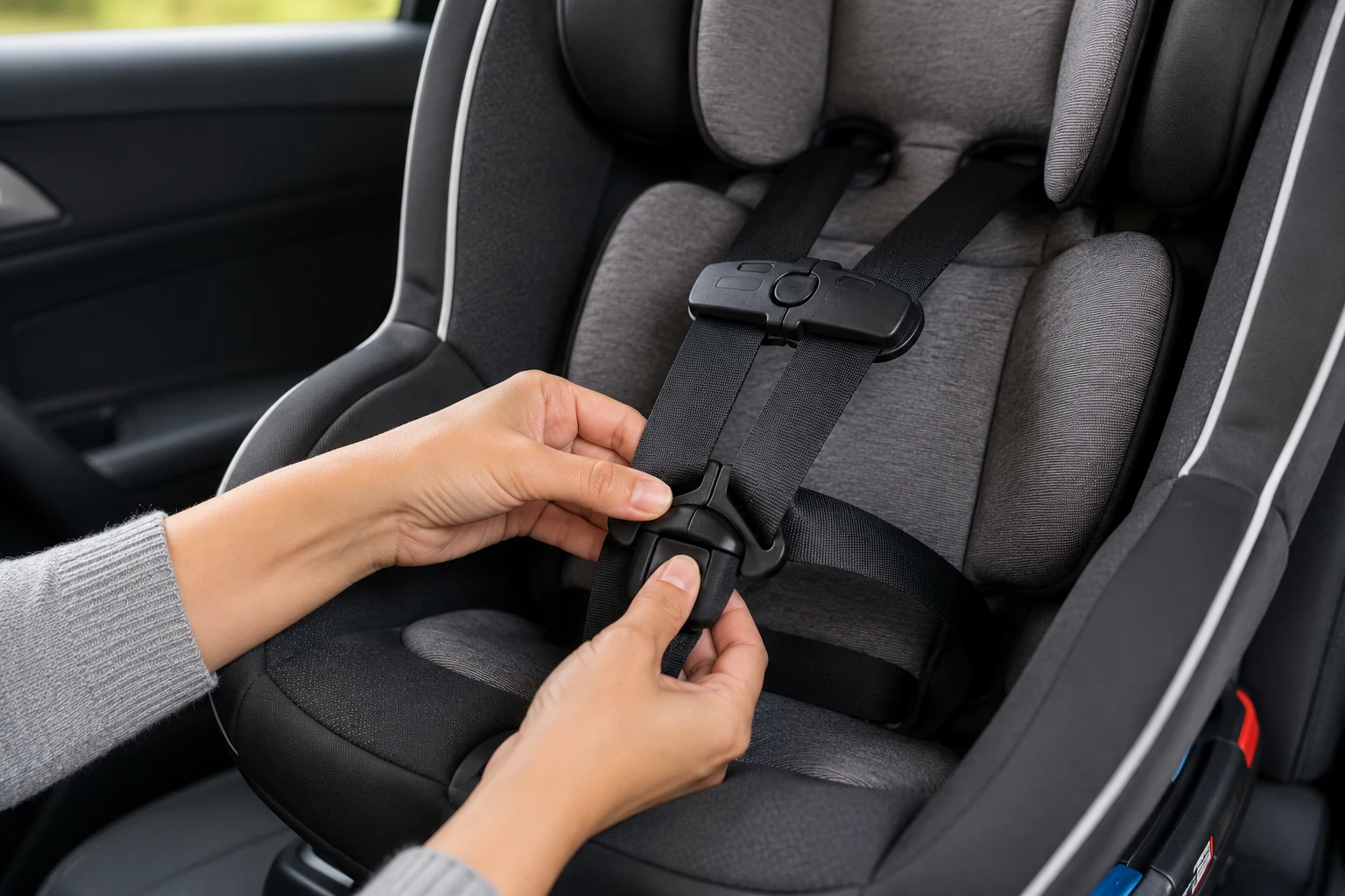 evenflo revolve 360 straps won't loosen 1