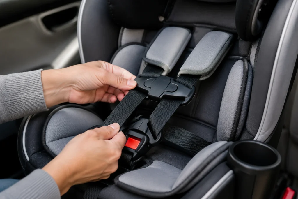 evenflo revolve 360 straps won't tighten 2