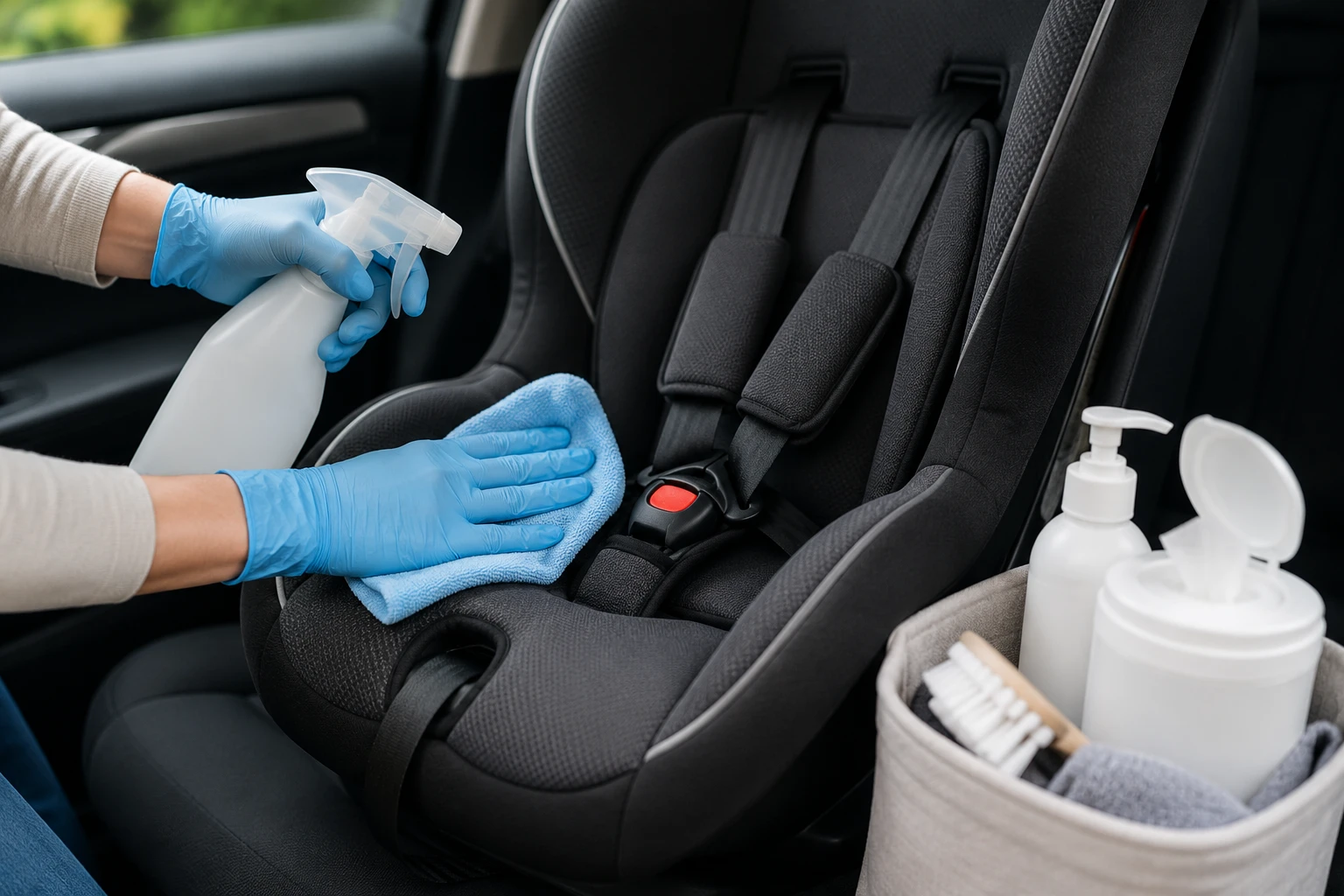 how to disinfect a car seat safely 1