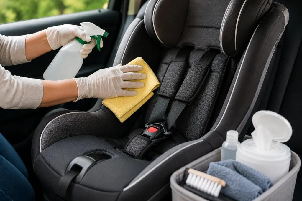 how to disinfect a car seat safely 2