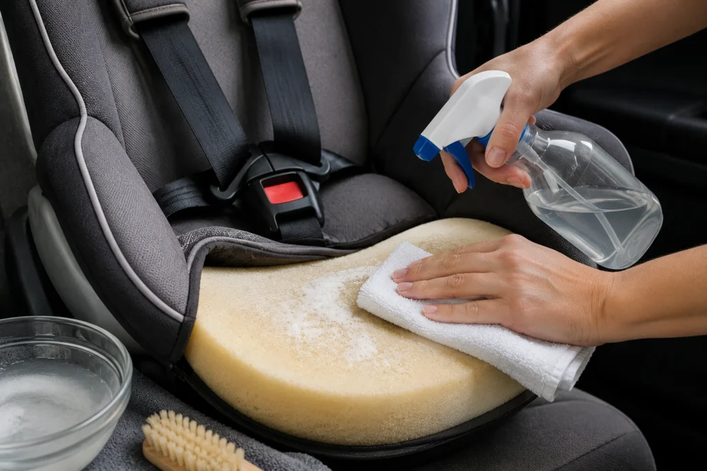 how to remove milk smell from car seat 3