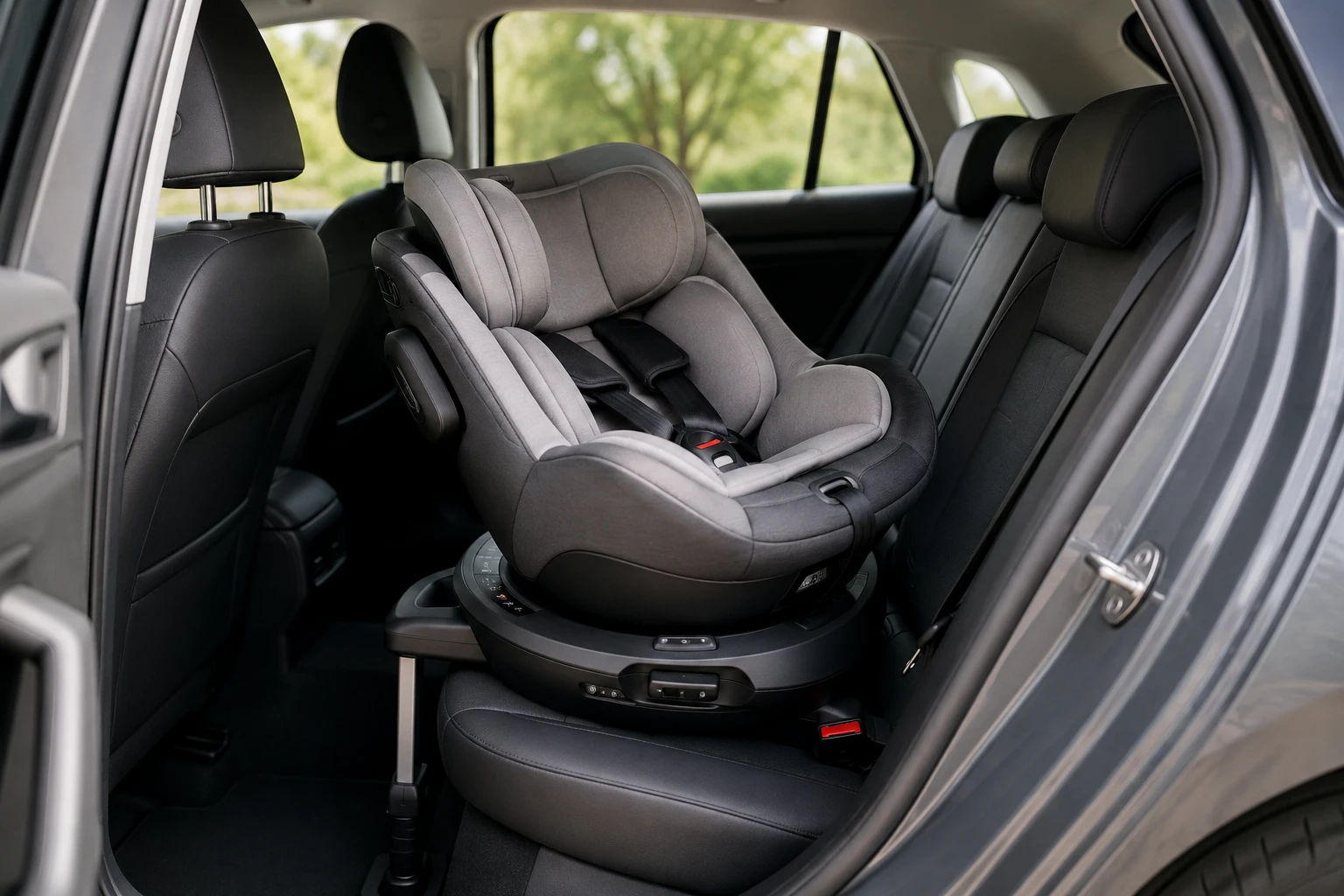 most compact rotating car seat 1
