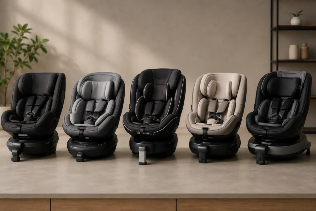 most compact rotating car seat 3