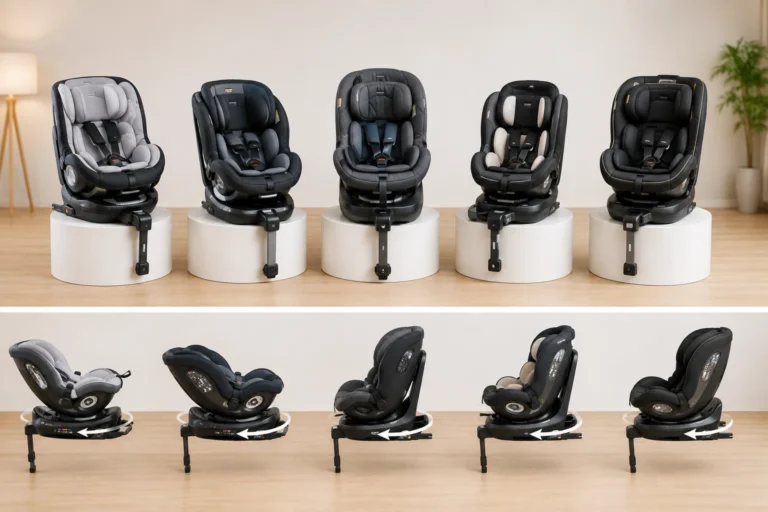 rotating car seat comparison chart 2