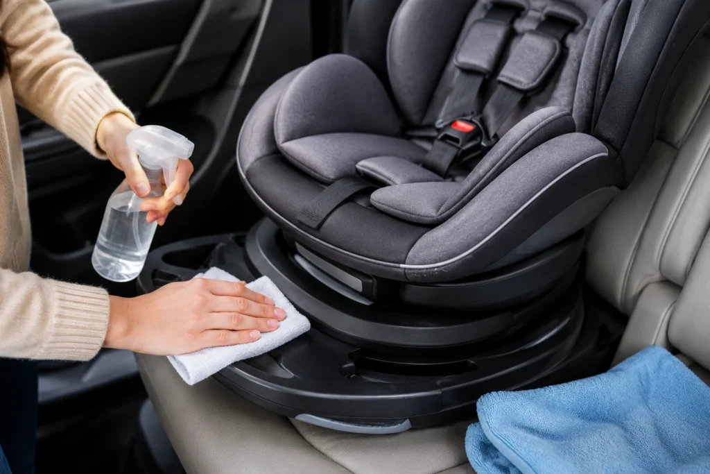 why is my rotating car seat stuck 3